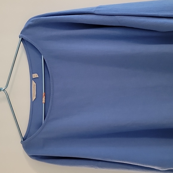 Soft Surroundings Blue Cotton Gauze Long Sleeve Extra Large - Picture 2 of 6